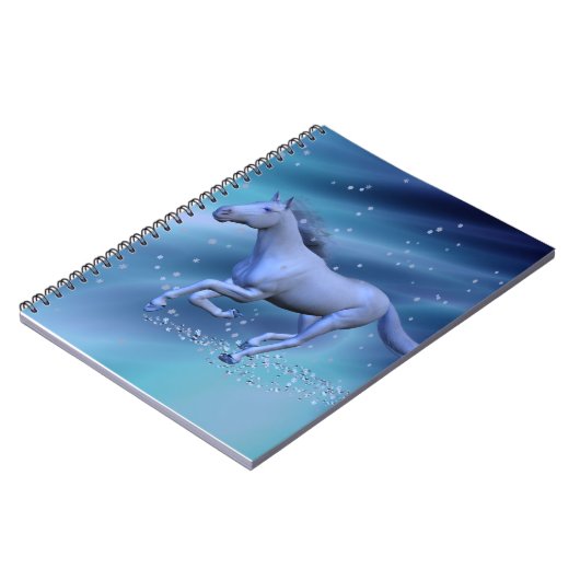 Carnet Cheval d'hiver (Côté gauche)