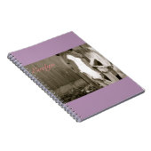 Carnet Cheval doux Notbook de fille (Côté Droit)