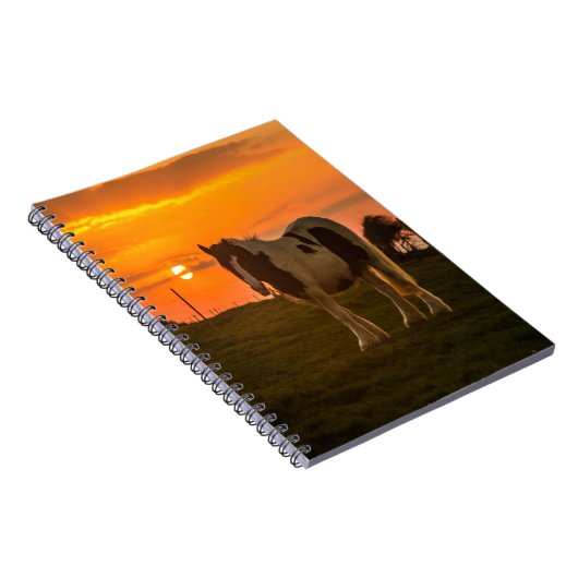 Carnet Cheval du coucher du soleil (Côté Droit)