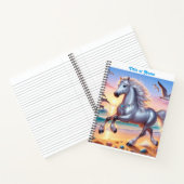 Carnet Cheval en argent bijoux (Intérieur)