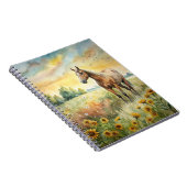 Carnet Cheval en champ (Côté Droit)