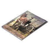 Carnet Cheval et boguet amish (Côté gauche)