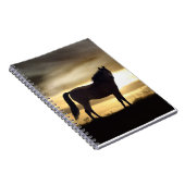 Carnet Cheval et coucher du soleil (Côté Droit)