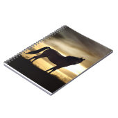 Carnet Cheval et coucher du soleil (Côté gauche)