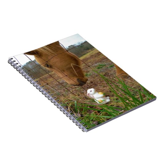 Carnet cheval et fleur de printemps Bunny (Côté Droit)