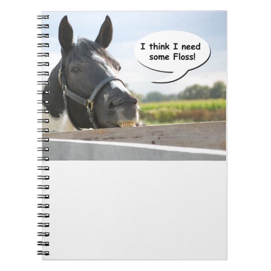 Carnet Cheval et Floss (Devant)