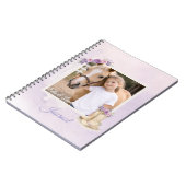 Carnet Cheval Floral Violet Filles (Côté gauche)