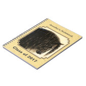 Carnet Cheval friésien Jaune (Côté gauche)