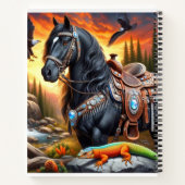 Carnet Cheval friésien occidental (Dos)