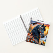 Carnet Cheval friésien occidental (Intérieur)