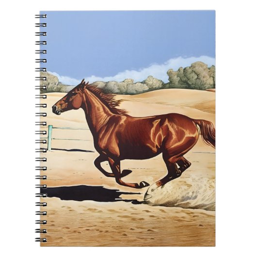 Carnet "Cheval Galloping" Par Esorada (Devant)