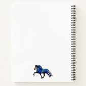 Carnet Cheval islandais Nuit étoilée (Dos)
