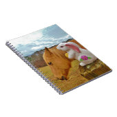 Carnet Cheval Jaune, Lapin De Printemps (Côté Droit)