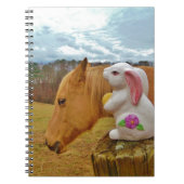 Carnet Cheval Jaune, Lapin De Printemps (Devant)