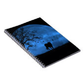 Carnet Cheval Lune Bleue Mystique (Côté Droit)