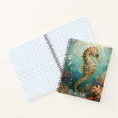 Carnet Cheval Marin Art Nouveau (Intérieur)
