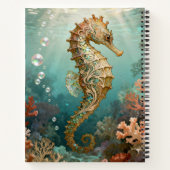 Carnet Cheval Marin Art Nouveau (Dos)