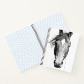 Carnet Cheval nature sauvage Illustration d'animal dessin (Intérieur)
