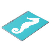 Carnet Cheval nautique Turquoise (Côté gauche)