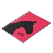 Carnet Cheval noir (Côté gauche)