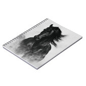 Carnet Cheval noir (Côté gauche)