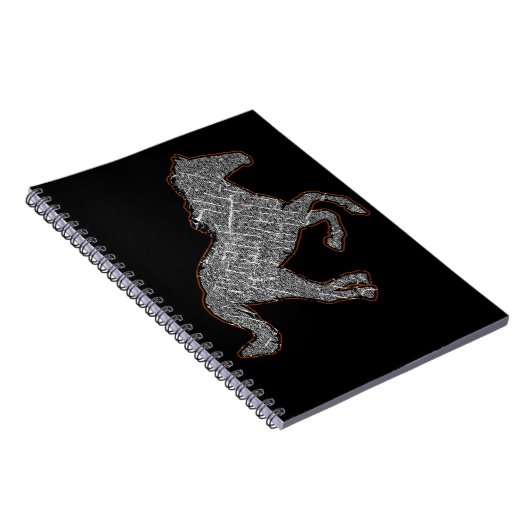 Carnet cheval noir (Côté Droit)