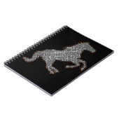 Carnet cheval noir (Côté gauche)