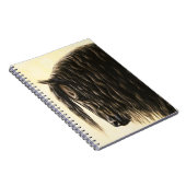 Carnet Cheval noir Friésien (Côté Droit)