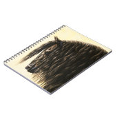 Carnet Cheval noir Friésien (Côté gauche)
