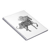 Carnet Cheval noir inspiré (Côté Droit)
