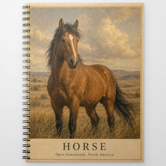 Carnet Cheval Open Grasslands VINTAGE