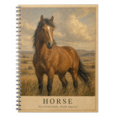 Carnet Cheval Open Grasslands VINTAGE (Devant)