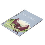 Carnet Cheval Pays Thématique Western Rustic Mariage (Côté gauche)