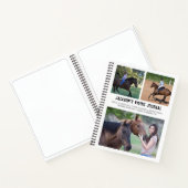 Carnet Cheval Personnalisé Équitation Équestre Collage Ph (Intérieur)