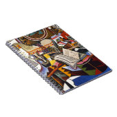 Carnet Cheval Pipe Fleur rouge par Joan Miro (Côté Droit)