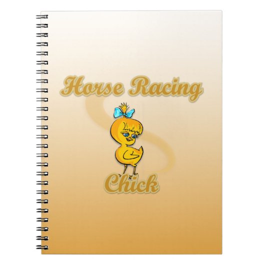 Carnet Cheval Racing Chick (Devant)