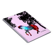 Carnet Cheval rose d'enfants (Côté Droit)