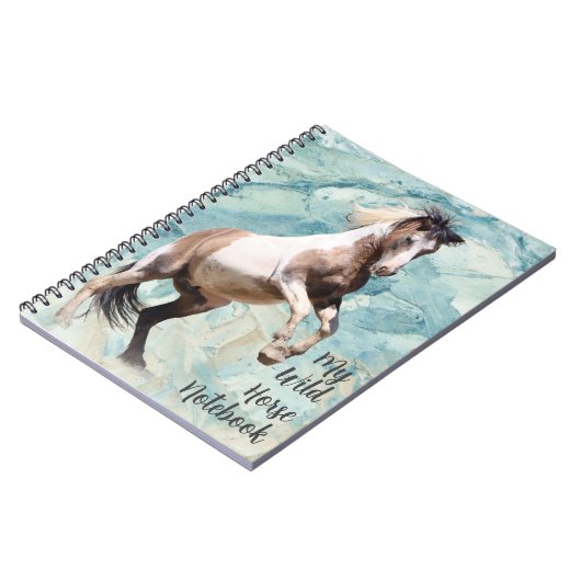 Carnet Cheval sauvage (Côté gauche)