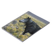 Carnet Cheval sauvage de mustang dans le désert (Côté gauche)