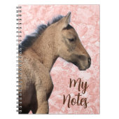 Carnet Cheval sauvage Mes notes (Devant)