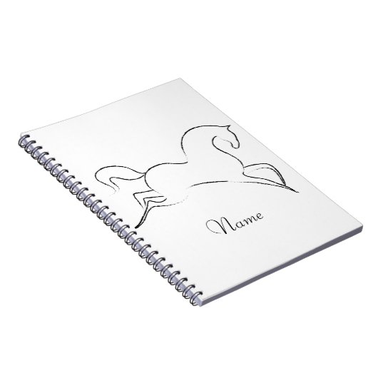 Carnet Cheval sauvage Thunder_Cove (Côté Droit)