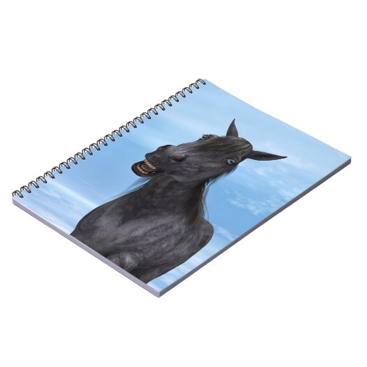 Carnet Cheval souriant (Côté gauche)