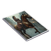 Carnet Cheval Steampunk avec Rider (Côté Droit)