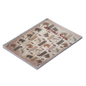 Carnet Cheval surface composée avec texte (Côté gauche)