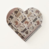 Carnet Cheval surface composée avec texte (Dos)