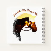 Carnet Cheval Tu Es Mon Endroit Heureux Cheval Lover Femm (Dos)
