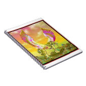 Carnet cheval unicorne pony équine pegasus ailes pourpres (Côté Droit)