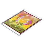 Carnet cheval unicorne pony équine pegasus ailes pourpres (Côté gauche)