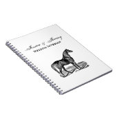 Carnet Cheval vintage debout (Côté Droit)