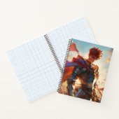 Carnet Chevalier de garçon Anime (Intérieur)